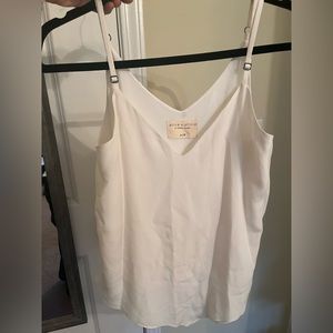 Alice + Olivia White Flowy Tank